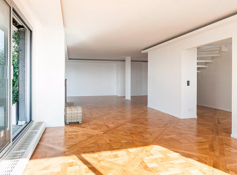 Appartement de luxe vide avant le home staging Junot