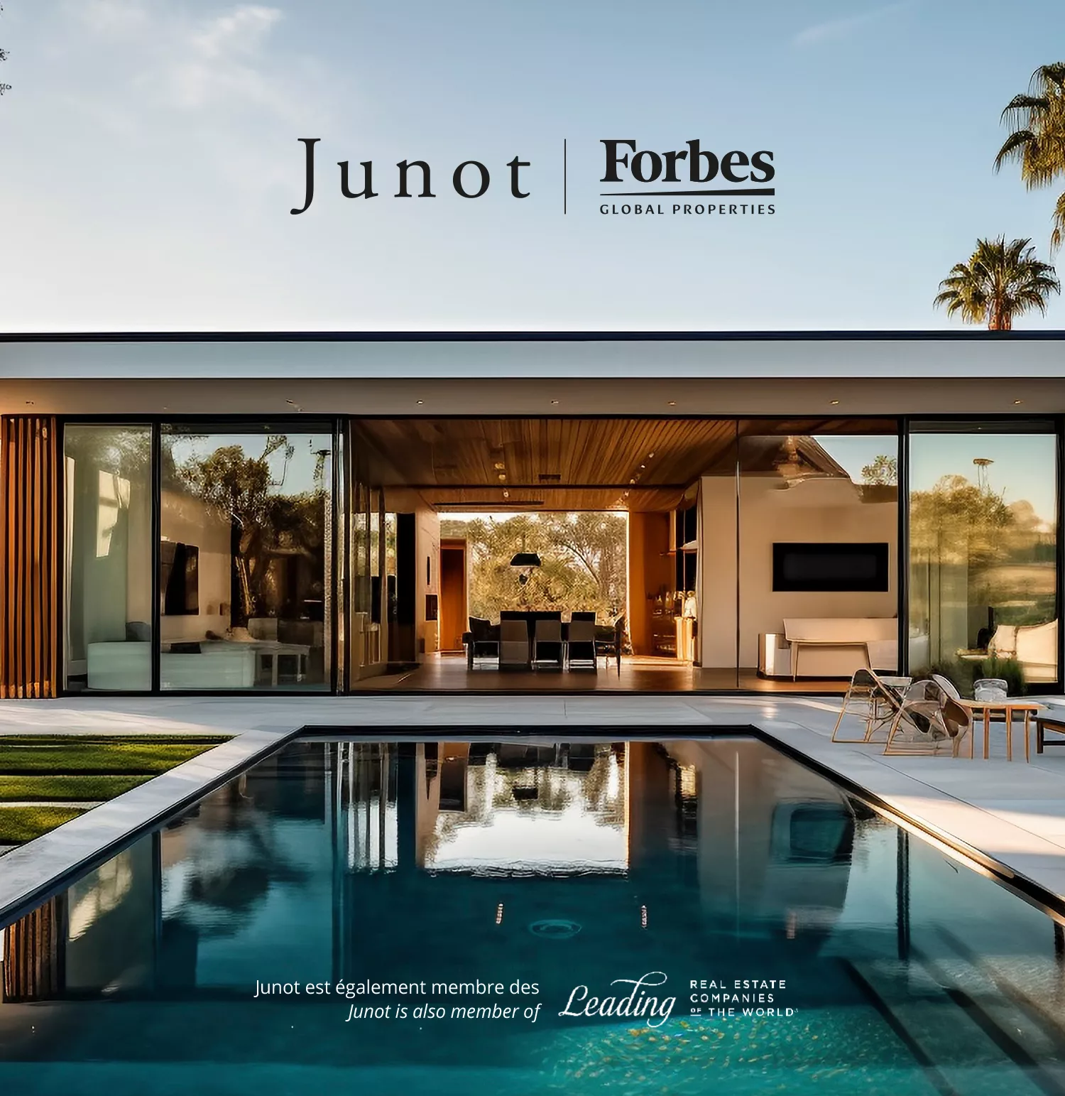 Intérieur luxueux d'un appartement haut de gamme en vente chez Junot